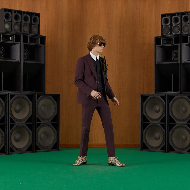 GUCCI Mohair wool formal suit outlook