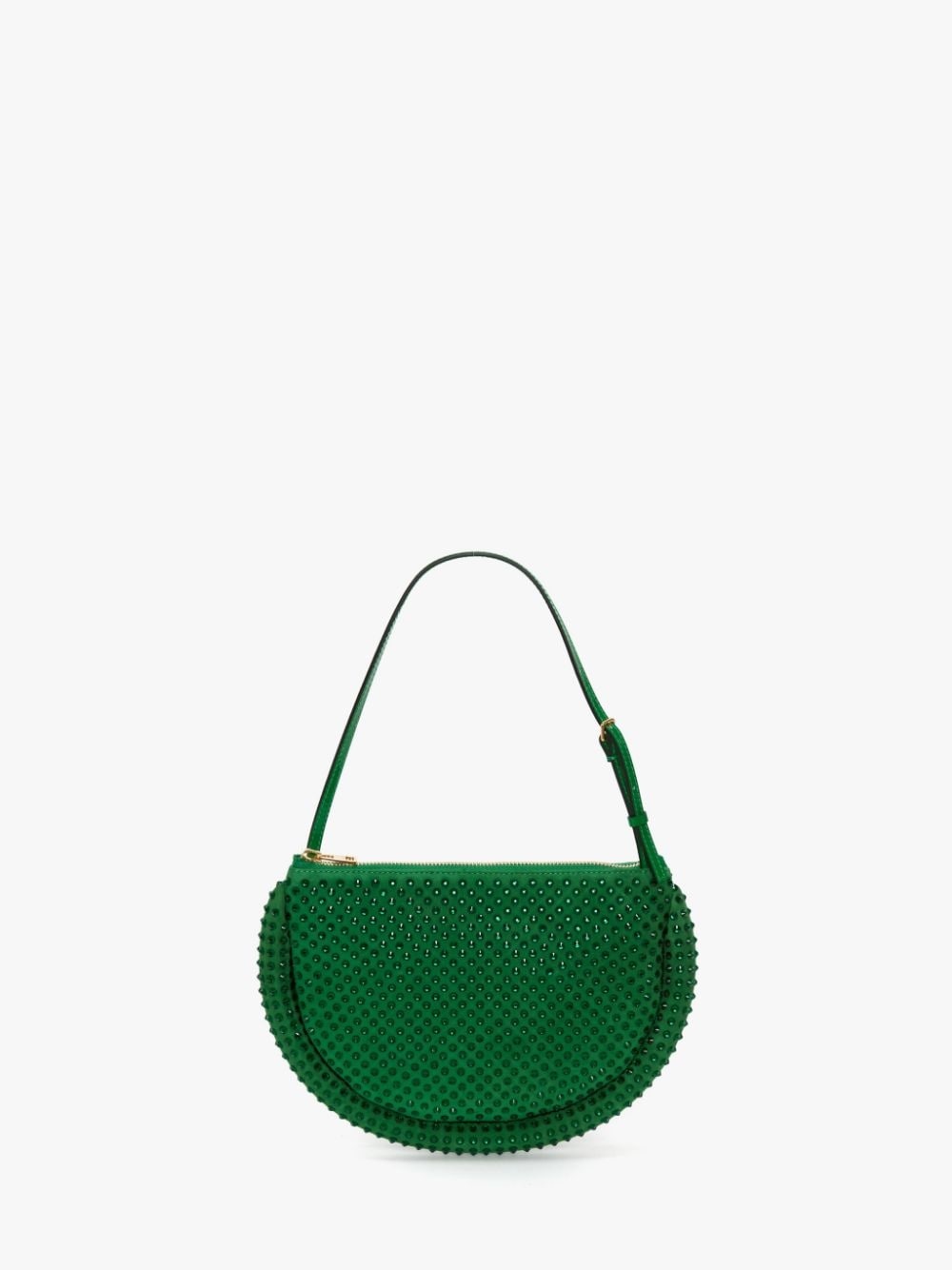 ショルダーバッグ・ポシェット JW ANDERSON Women Shoulder Bags HB0699 LA0355825 GREEN JW Anderson BUMPER MOON LEATHER SHOULDER BAG WITH CRYSTAL