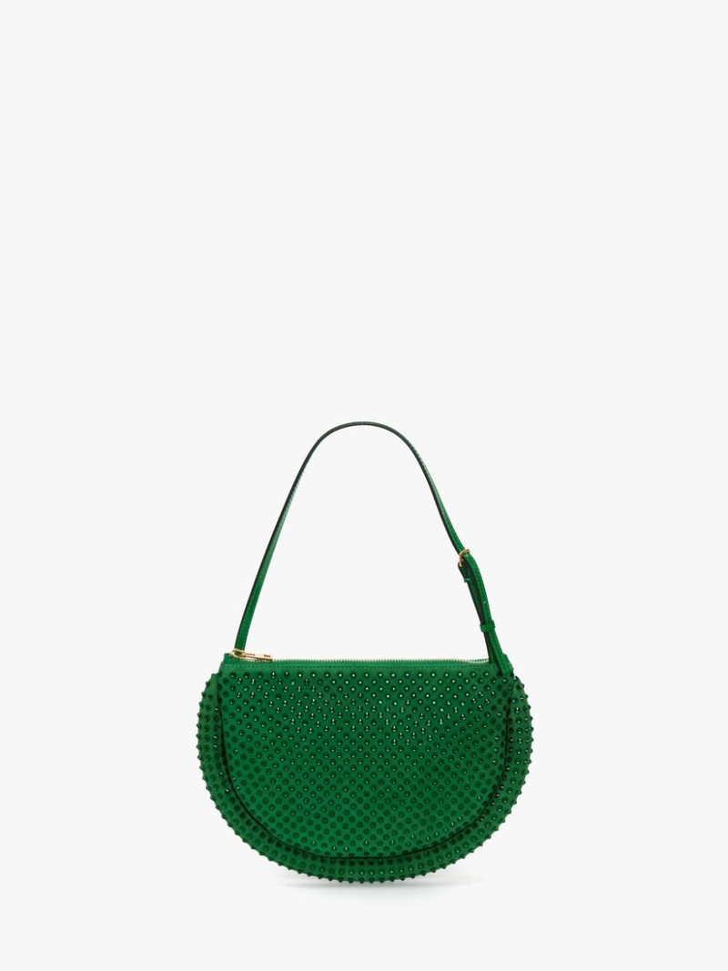 BUMPER MOON LEATHER SHOULDER BAG WITH CRYSTAL 1