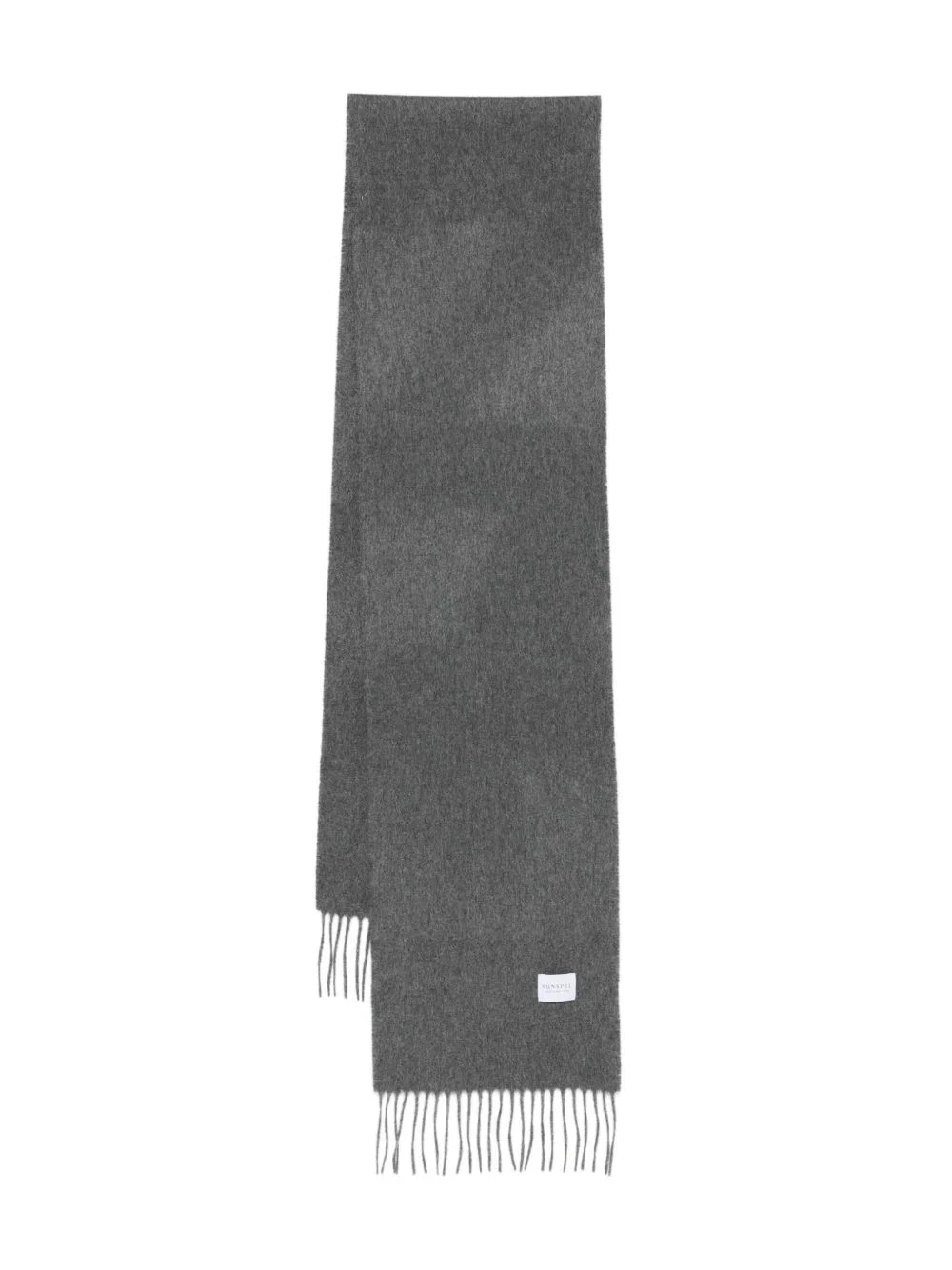 cashmere fringed scarf - 1