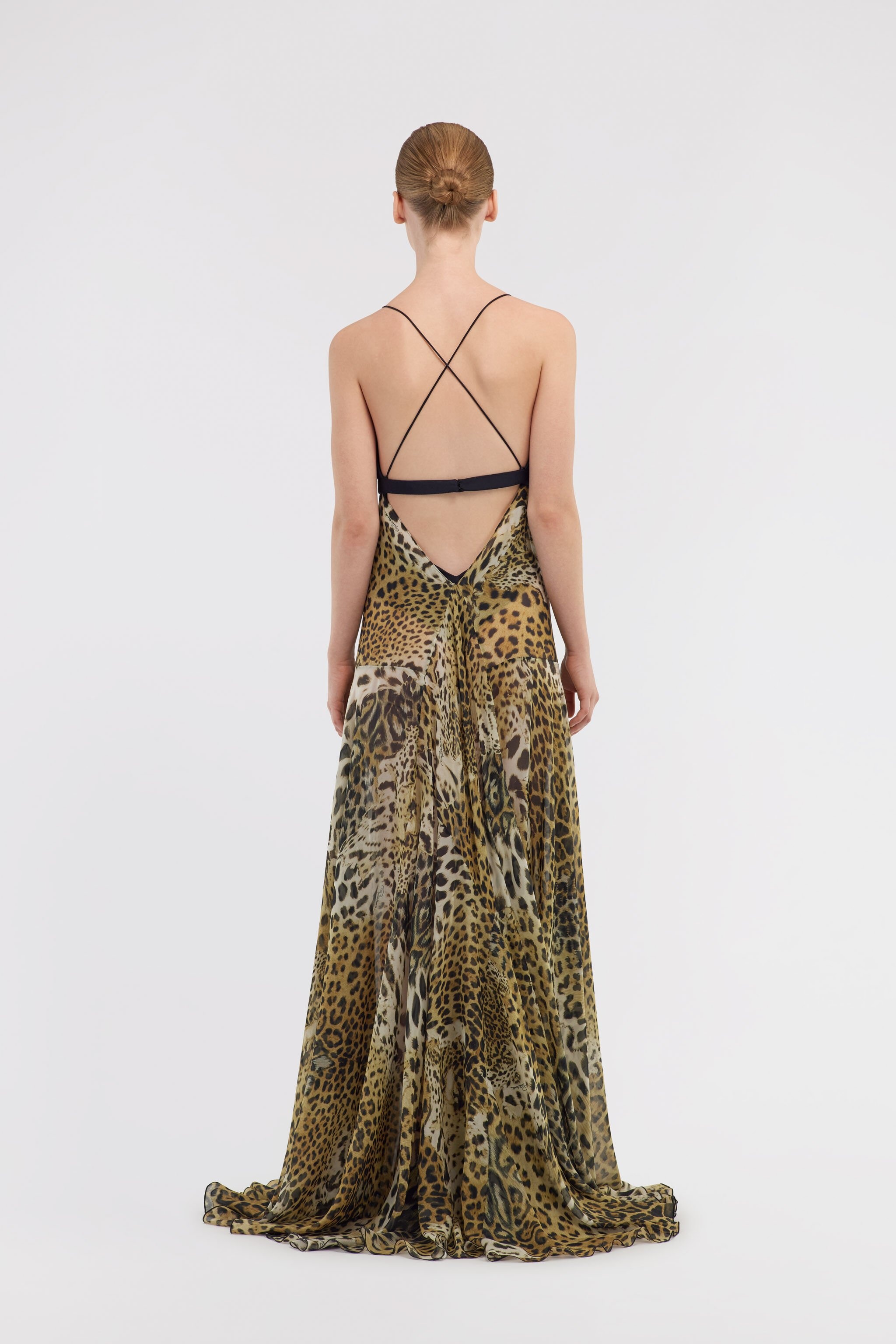 Long dress Jaguar Skin print - 4