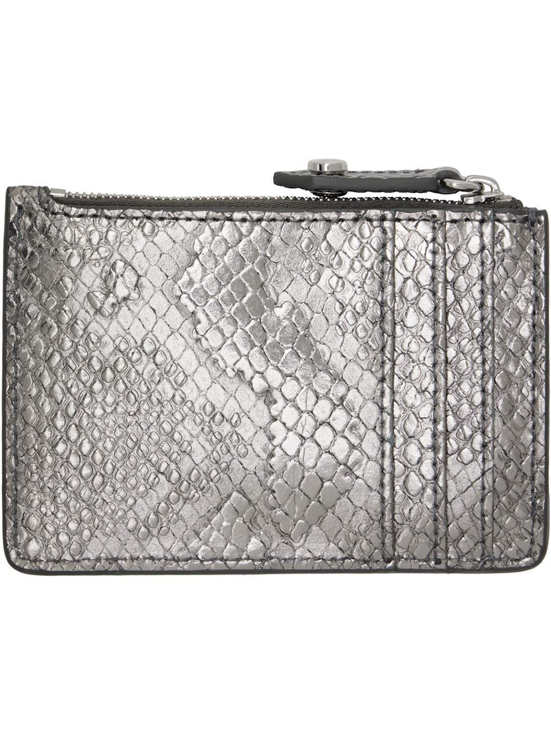 Vivienne Westwood Silver Slim LG Card Holder outlook