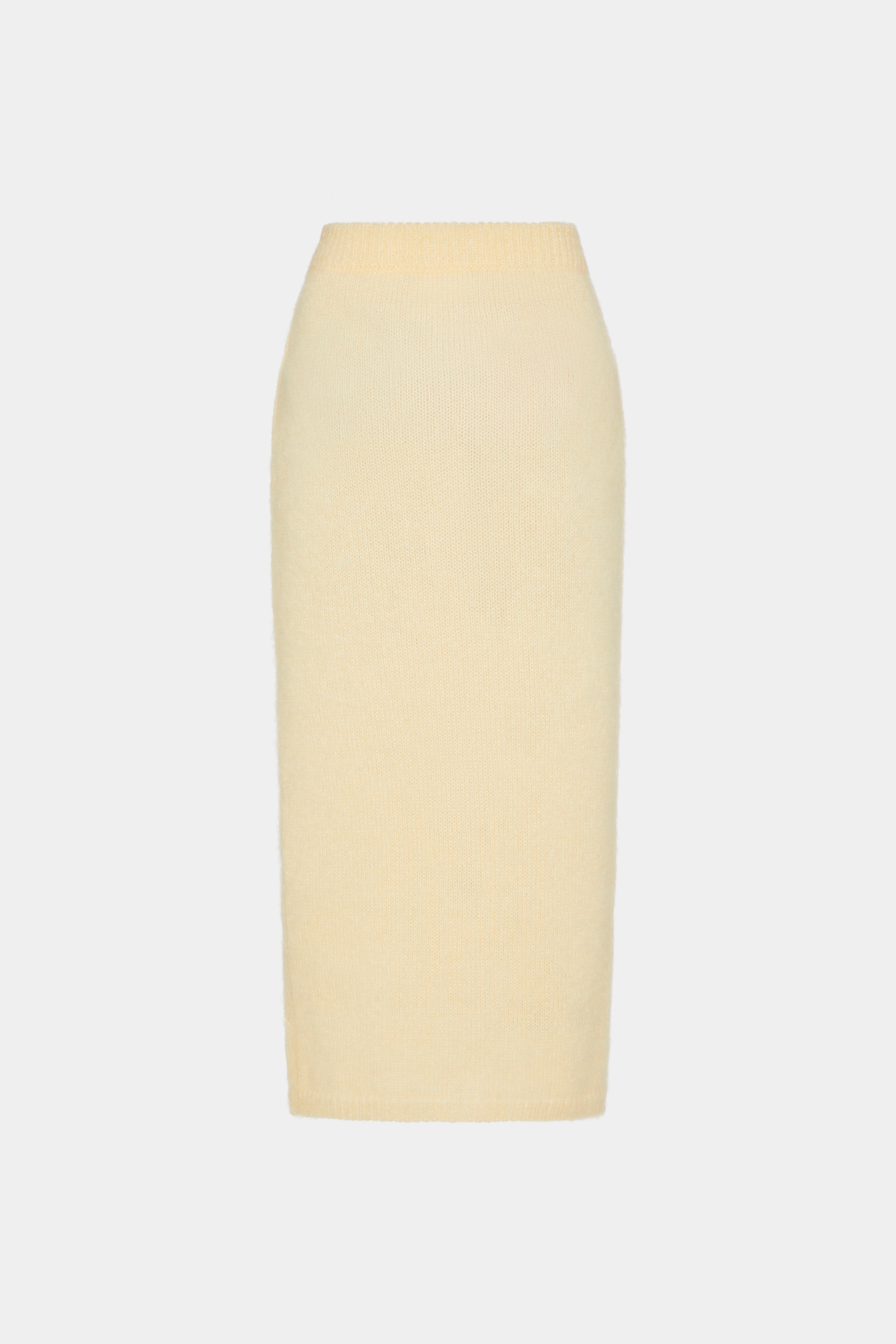 CARDED MOHAIR MIDI SKIR - 2