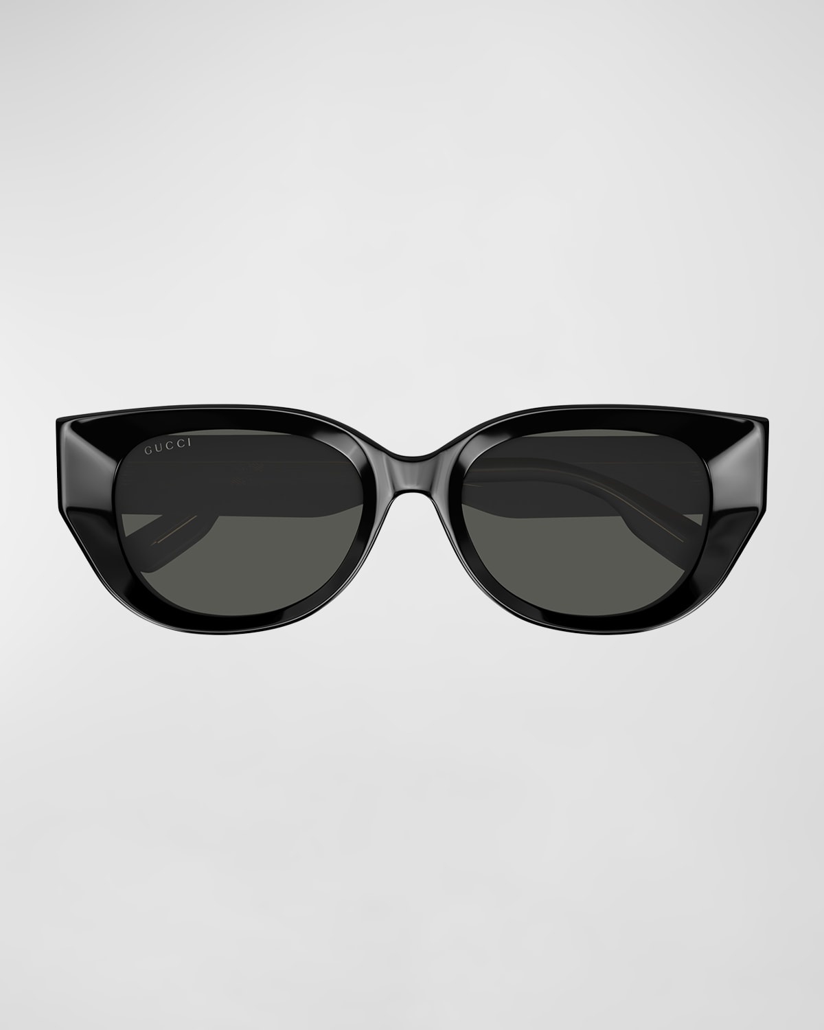 Beveled Recycled Acetate Cat-Eye Sunglasses - 3