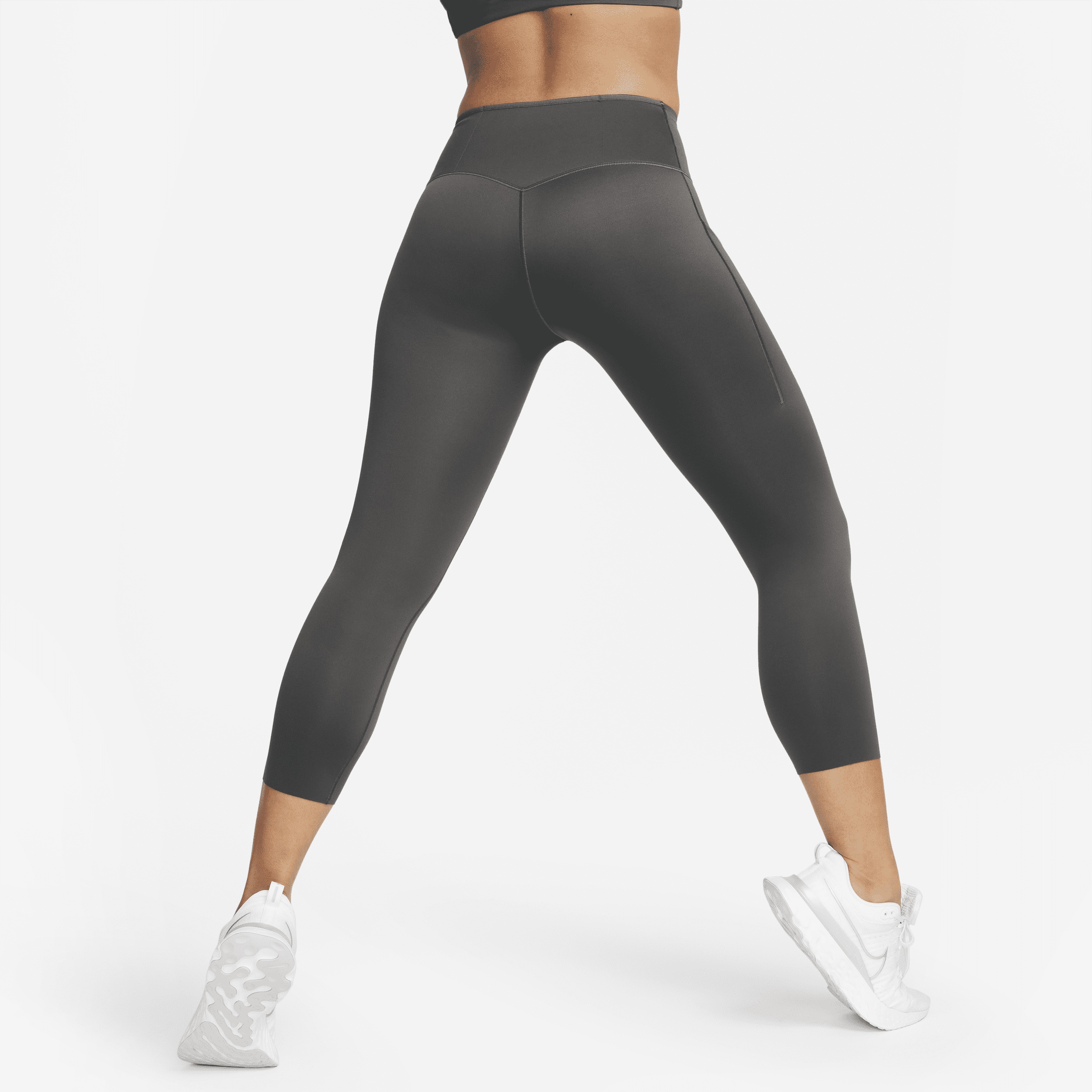 Nike Go Women's Firm-Support Mid-Rise Cropped Leggings with Pockets - 3