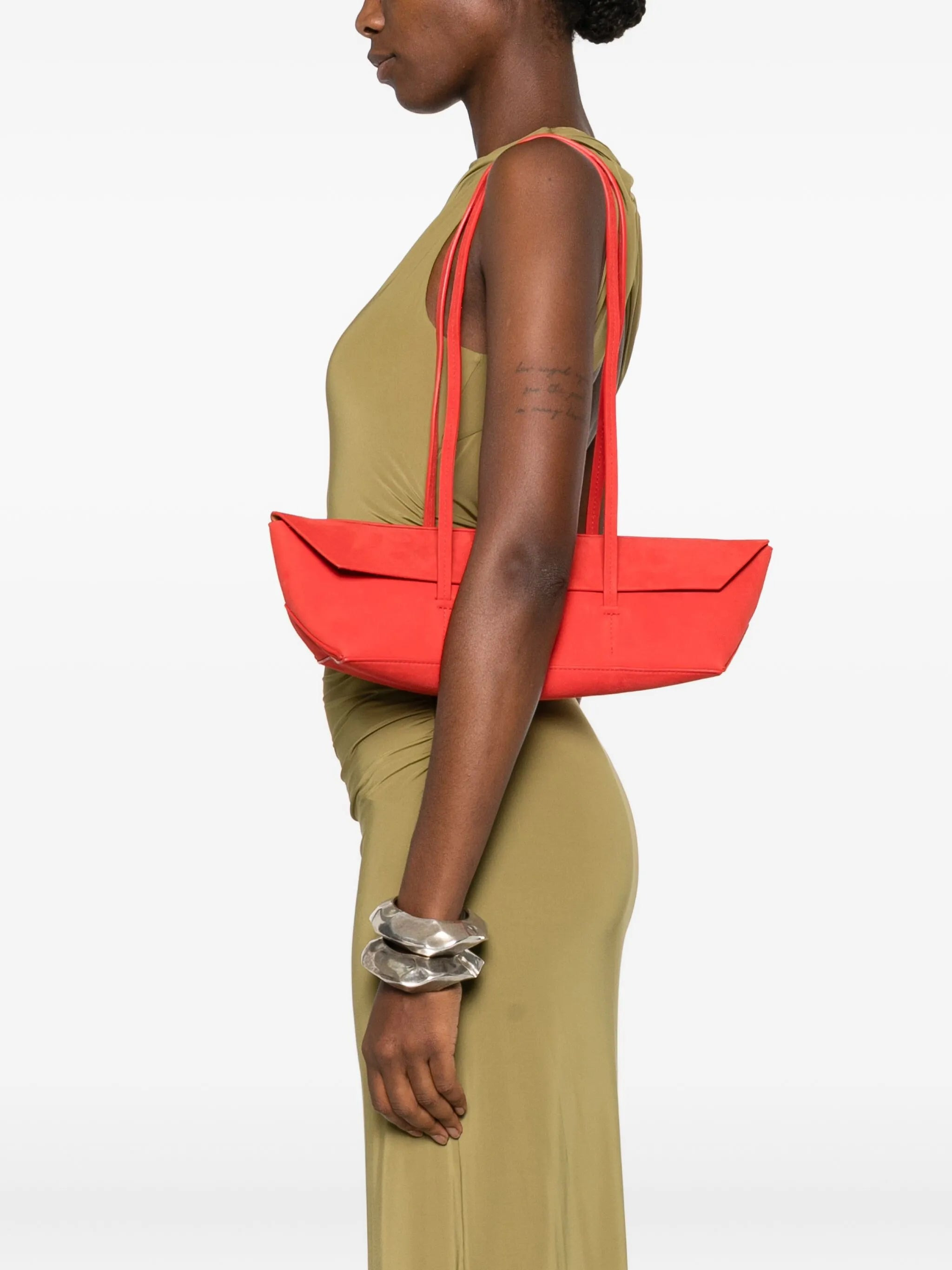 Christopher Esber Mini Gondola Suede Tote Bag - 3