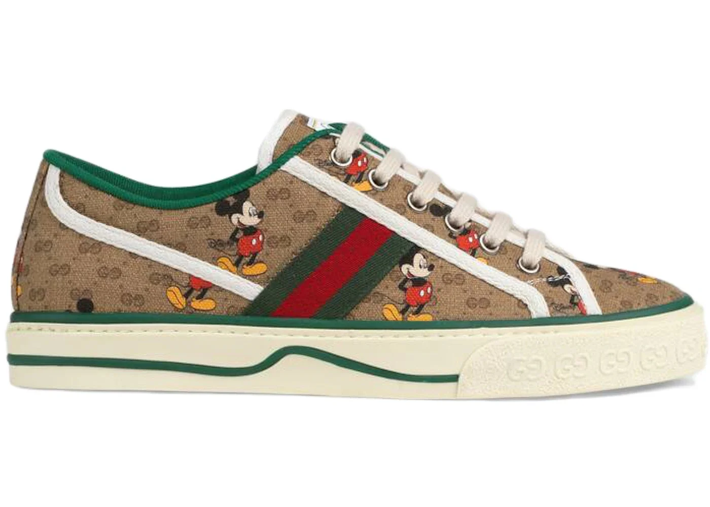 Women's Disney x Gucci Tennis 1977 sneaker with Web - 1
