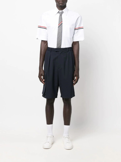 Thom Browne RWB stripe polo shirt outlook