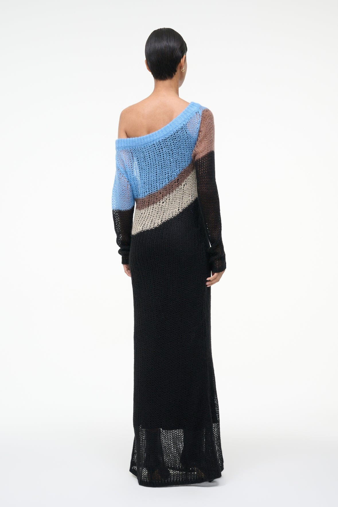 STAUD TESSA DRESS COUNTRY BLUE MULTI - 7