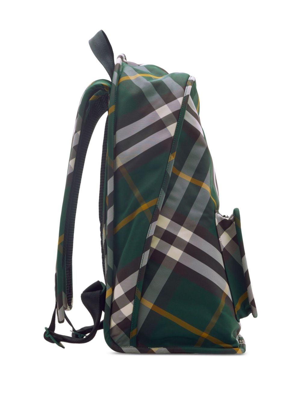 Check motif nylon backpack - 2