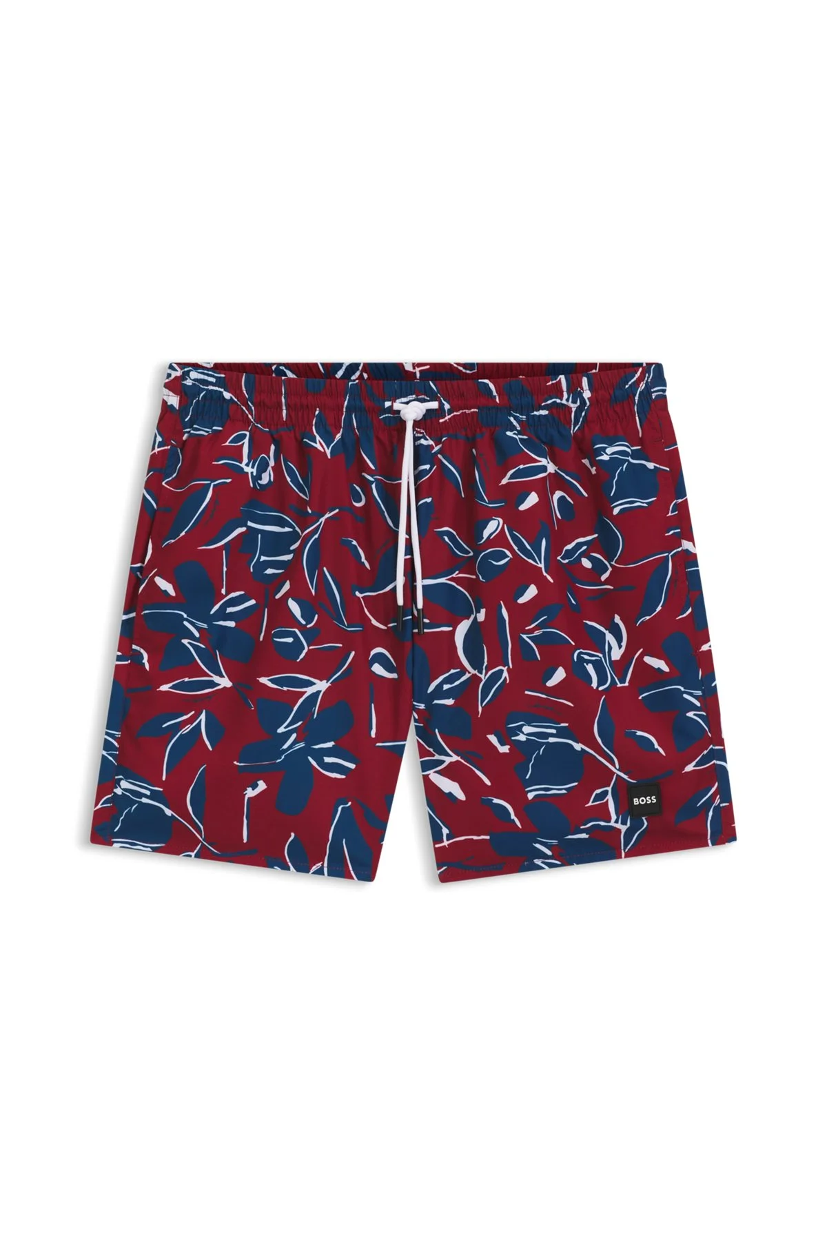 SWIM TRUNKS WITH ALLOVER PRINT - 1