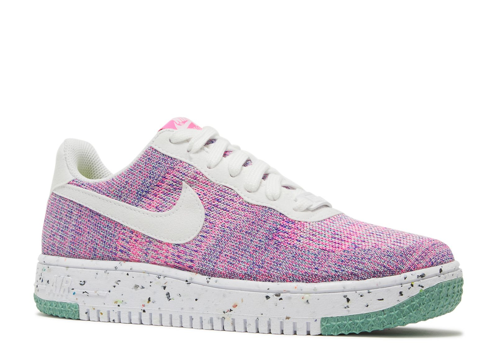WMNS AIR FORCE 1 CRATER FLYKNIT 'FUCHSIA GLOW' - 2