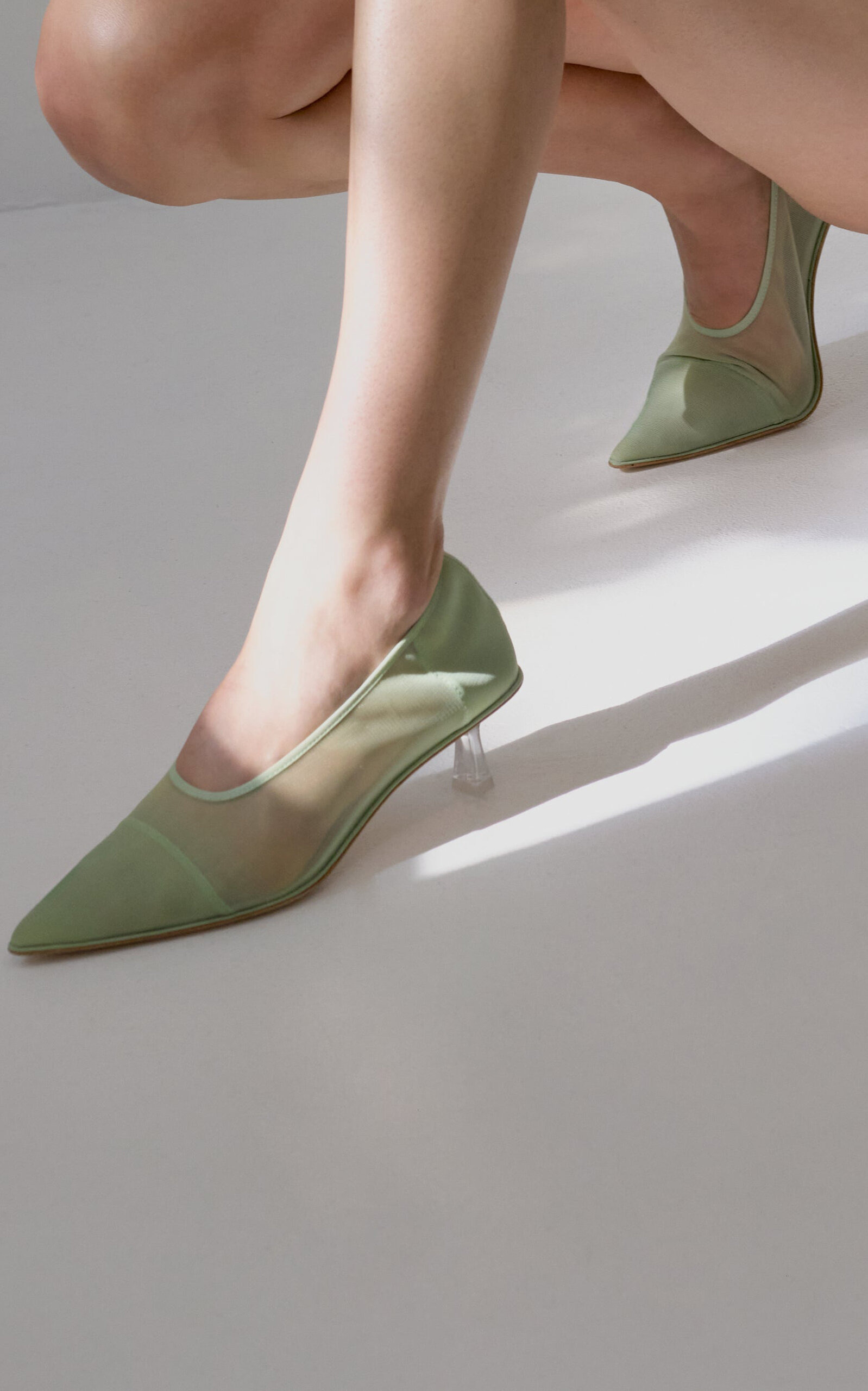 Iris Mesh Pumps green - 3