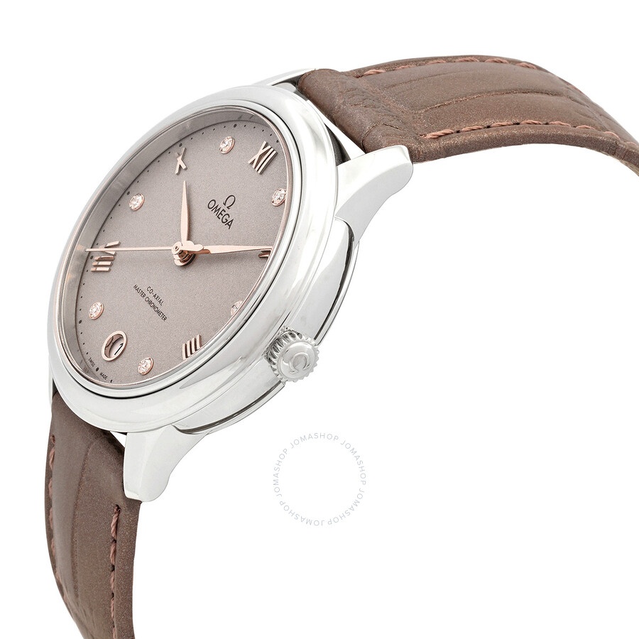 Omega De Ville Automatic Chronometer Diamond Grey Dial Ladies Watch 434.13.34.20.52.002 - 2