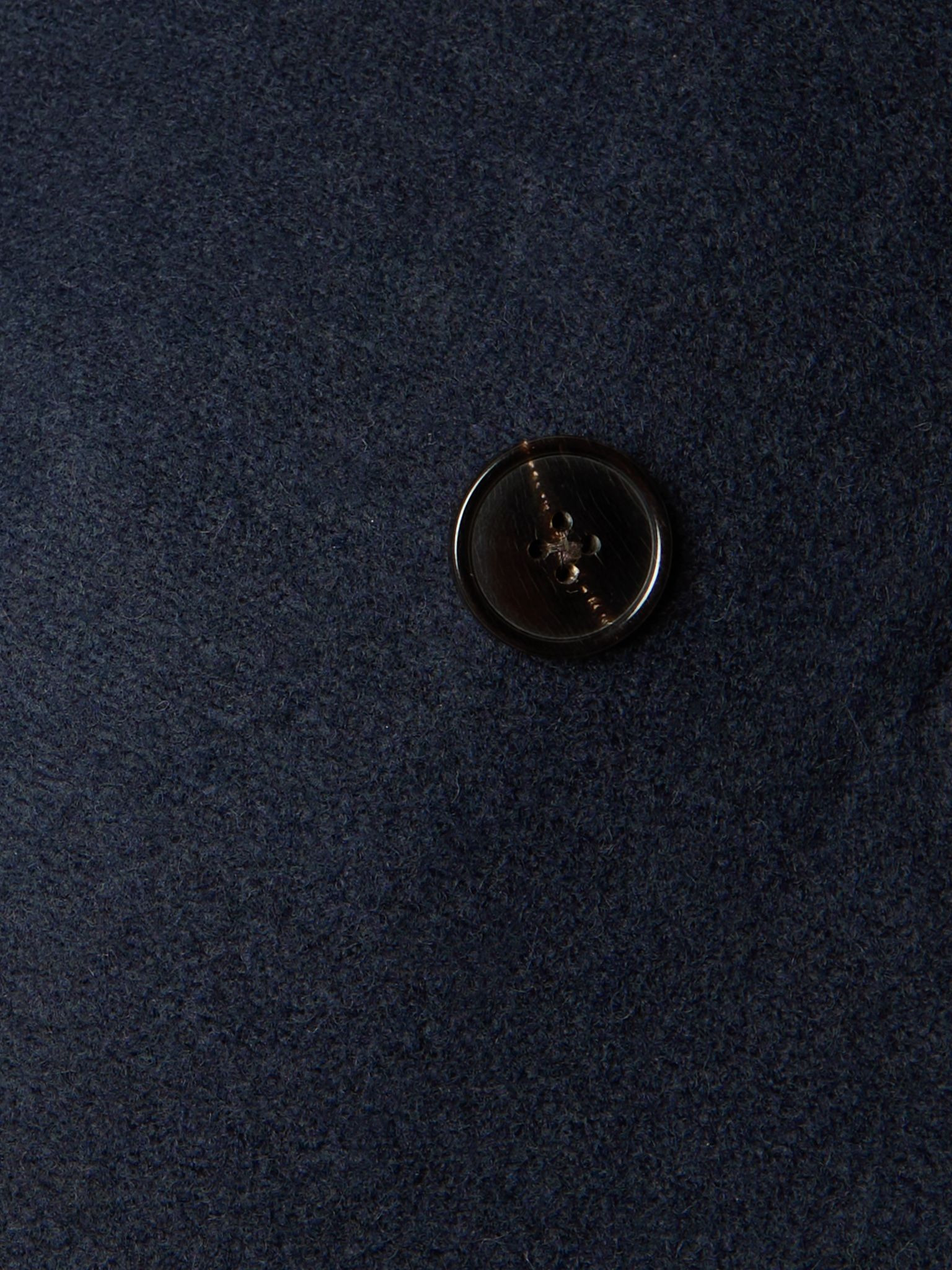 Oversized felt bomber jacket Navy - 4