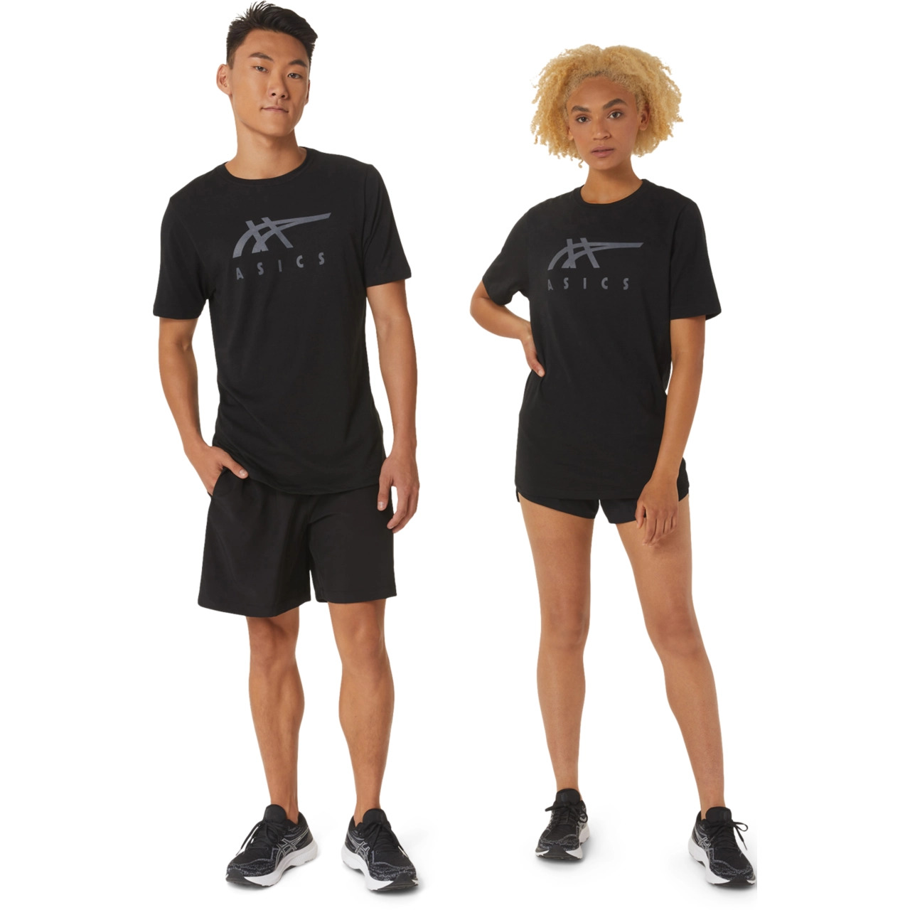 ASICS STRIPE SHORT SLEEVE TEE - 1