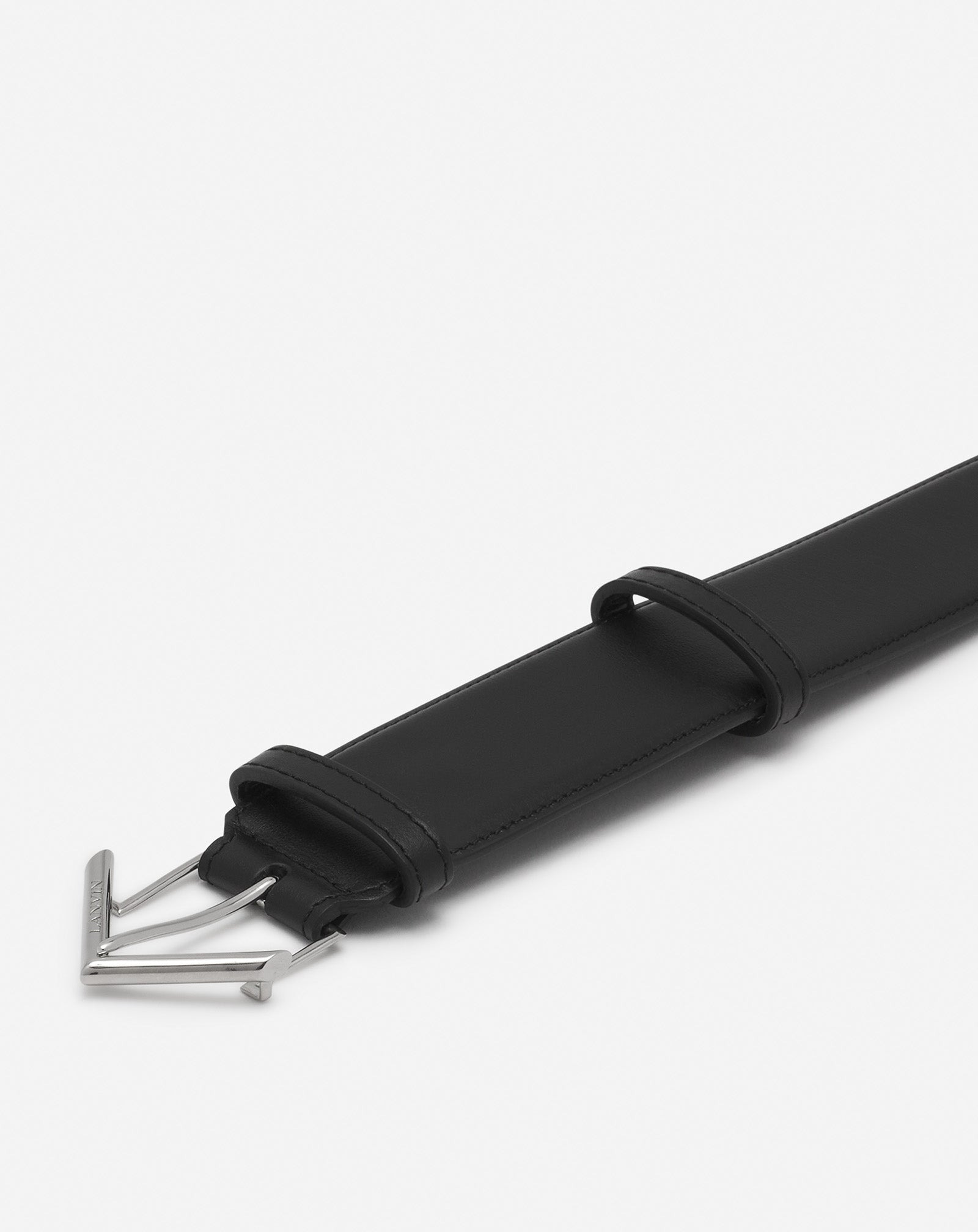 LANVIN SIGNATURE BELT IN SMOOTH LEATHER - 2