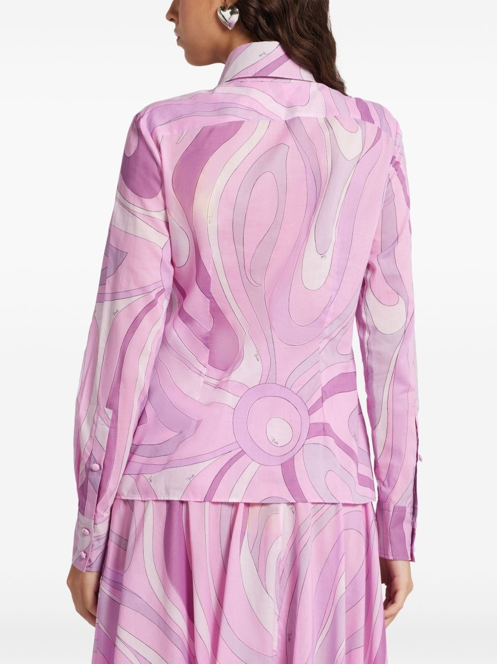 Marmo-print shirt - 4