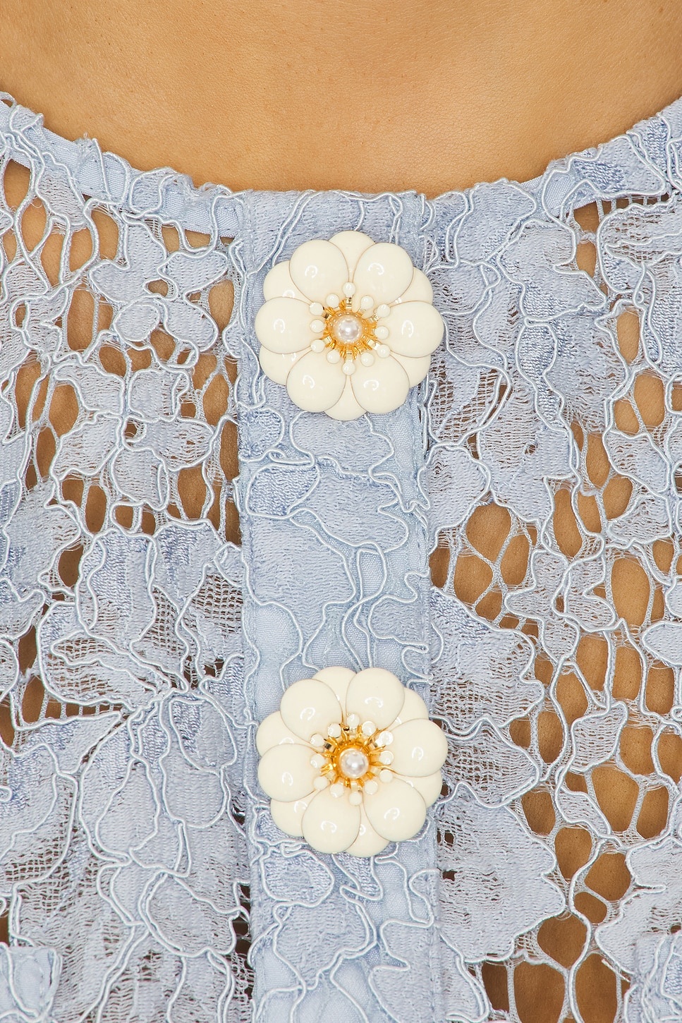 Fine Lace Mini Dress - 4