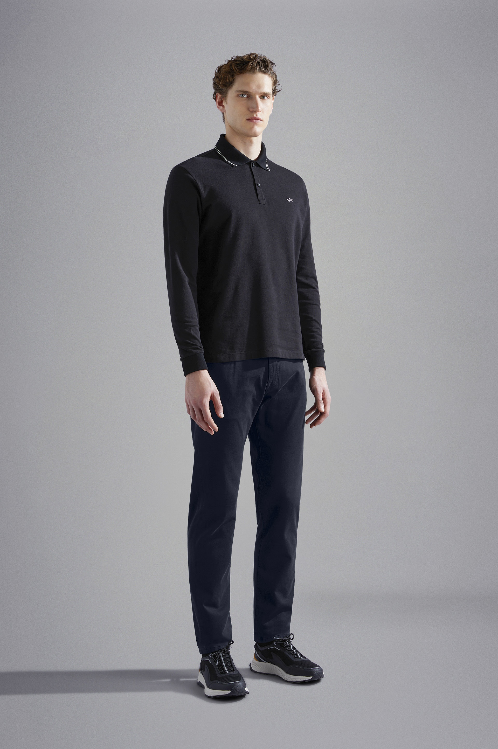 STRETCH COTTON 5 POCKETS TROUSERS - 2
