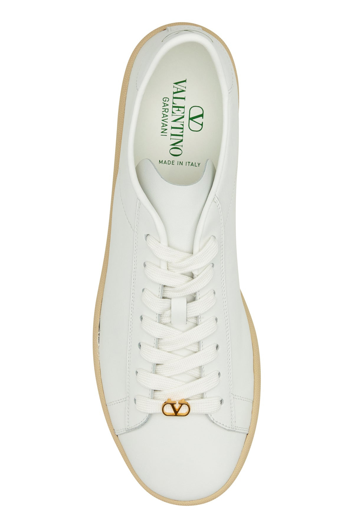 White leather VLogo Signature sneakers - 4