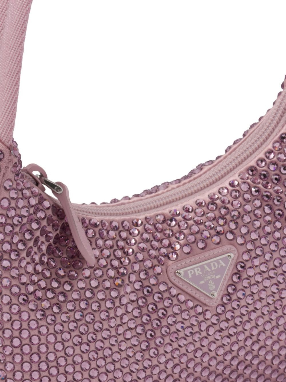crystal-embellished satin mini bag - 6