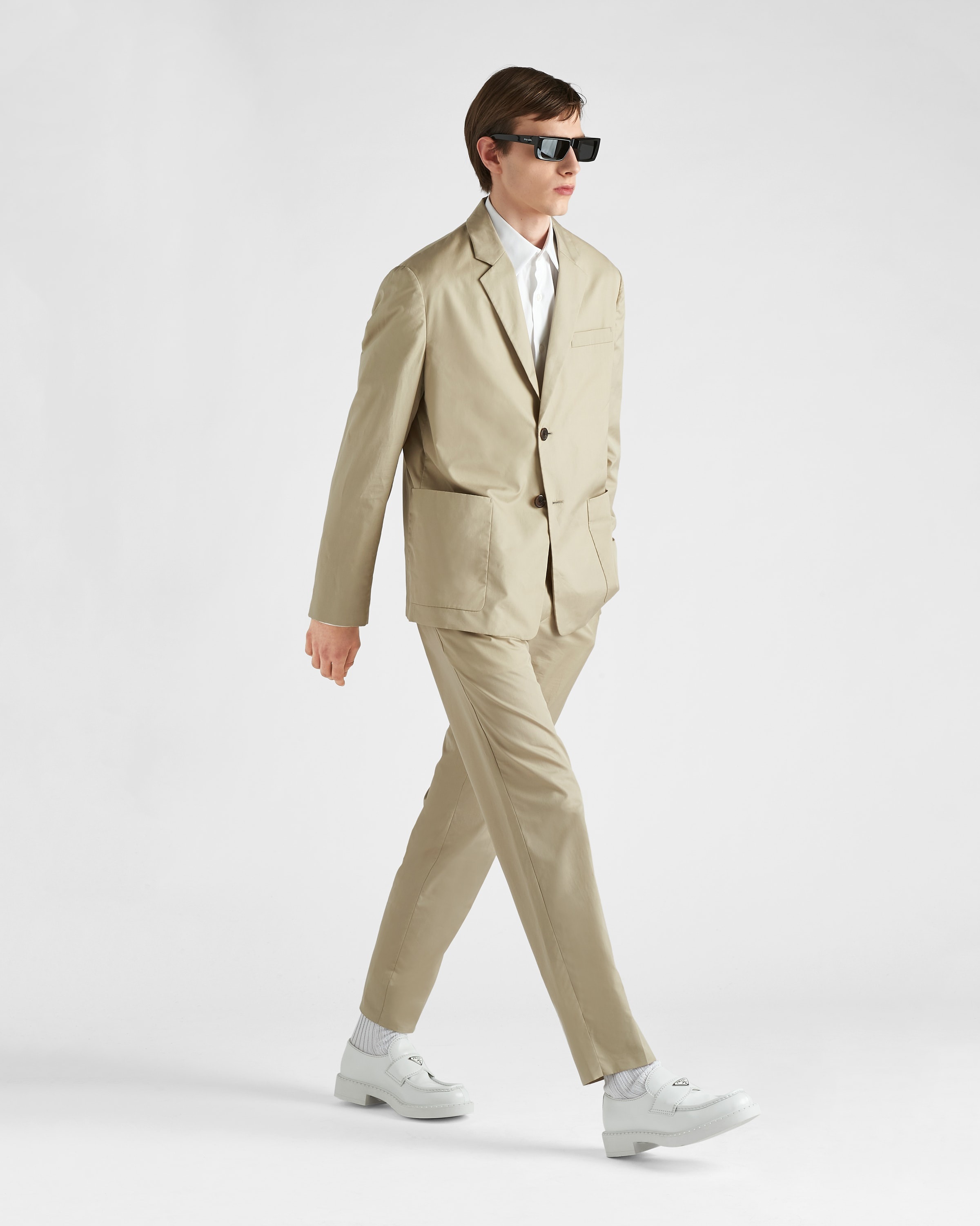 Single-breasted cotton jacket - 2