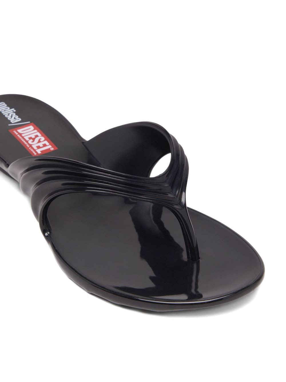 x Melissa pleated thong sandals - 5