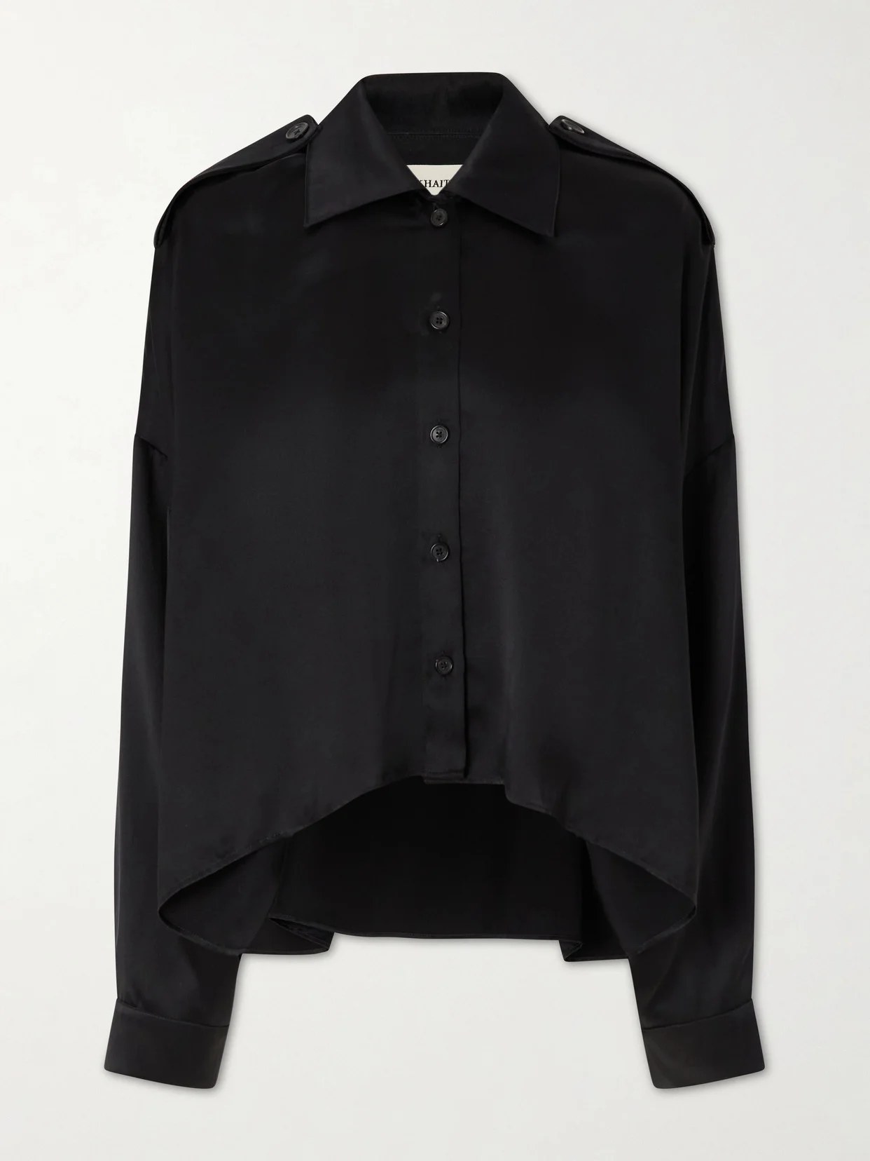 Bodine Silk-satin Shirt - 1
