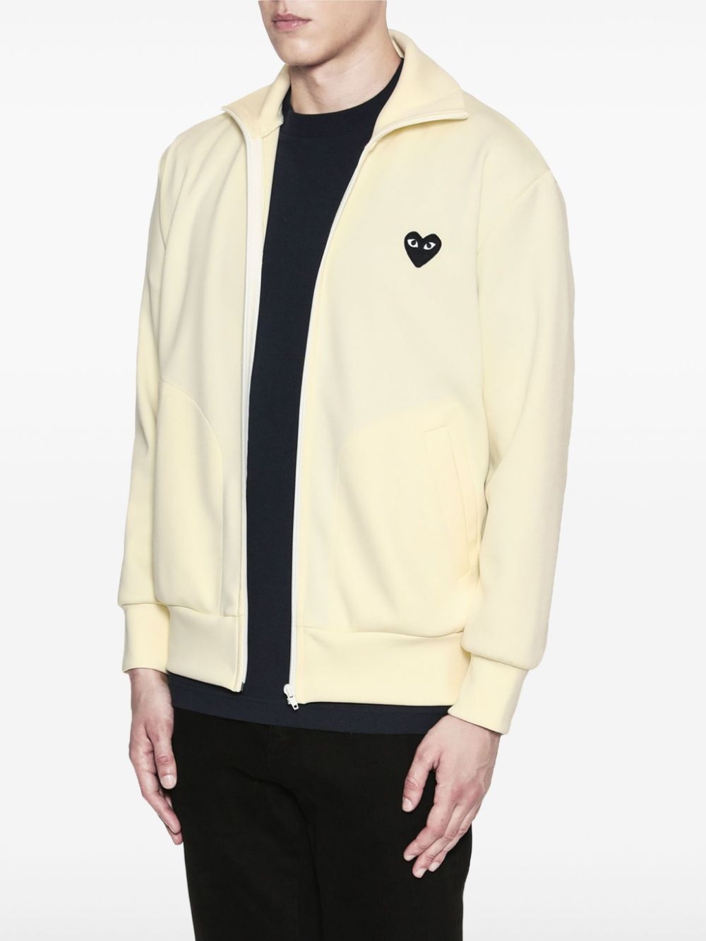 heart logo track jacket - 3