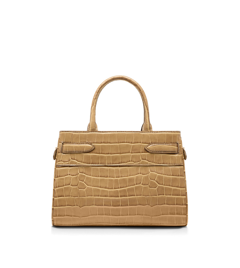 PRINTED CROCODILE LEATHER WHITNEY SMALL TOP HANDLE 3