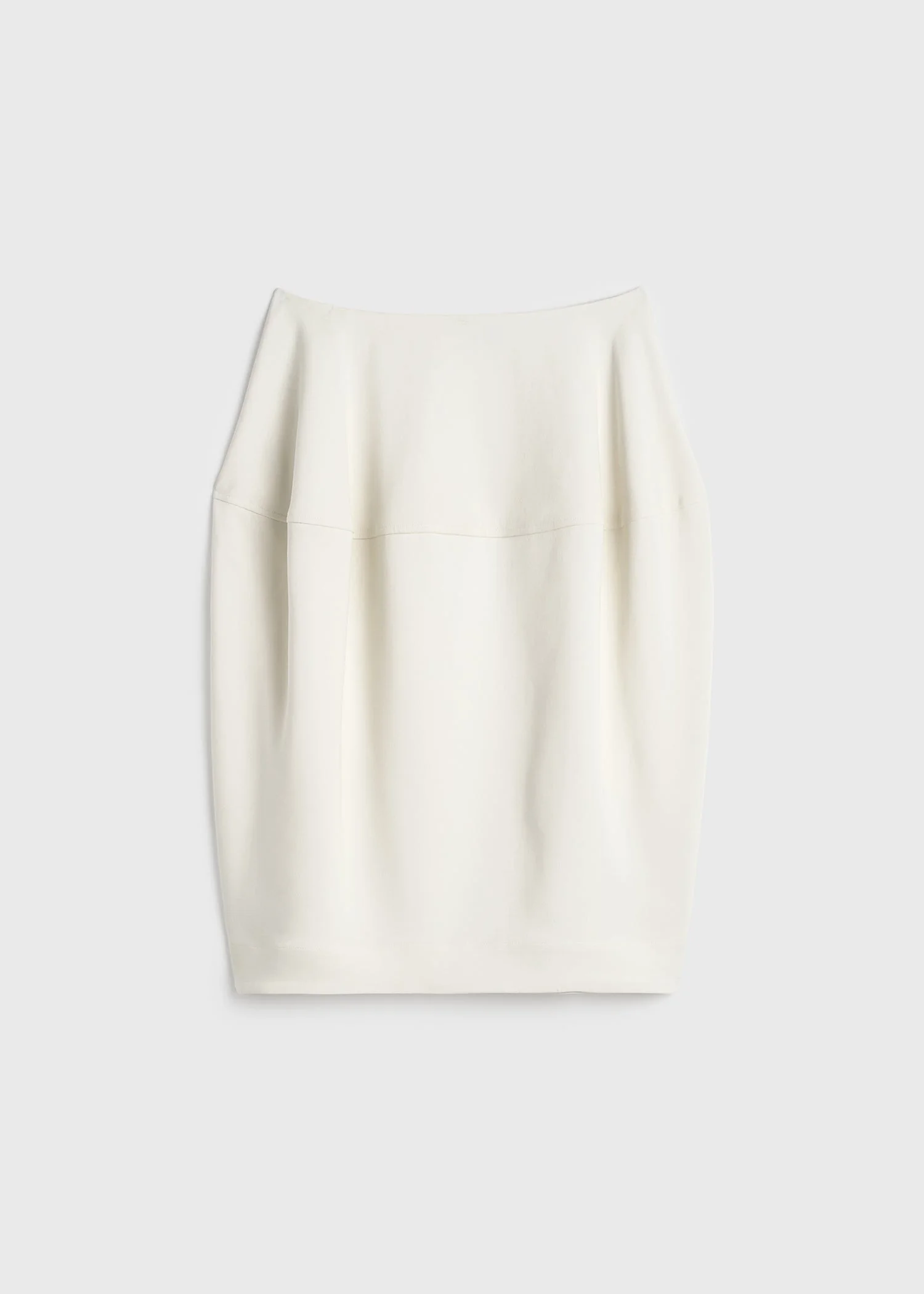 Sculptural skirt ecru - 1