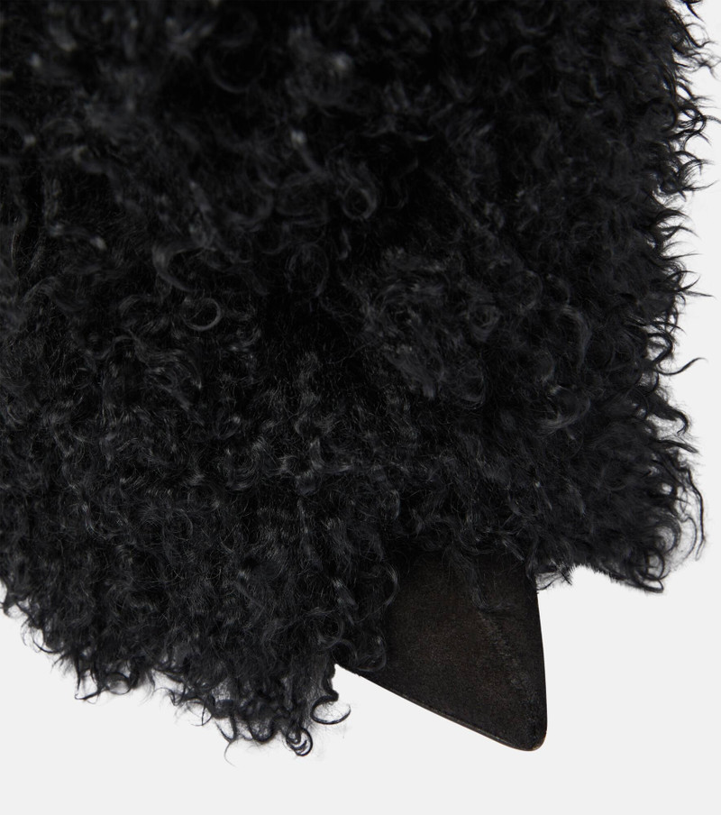 Shearling fur boots 6