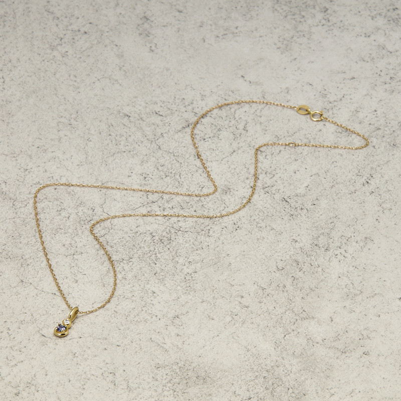 Birthstone Diamond Bonbon Necklace 5