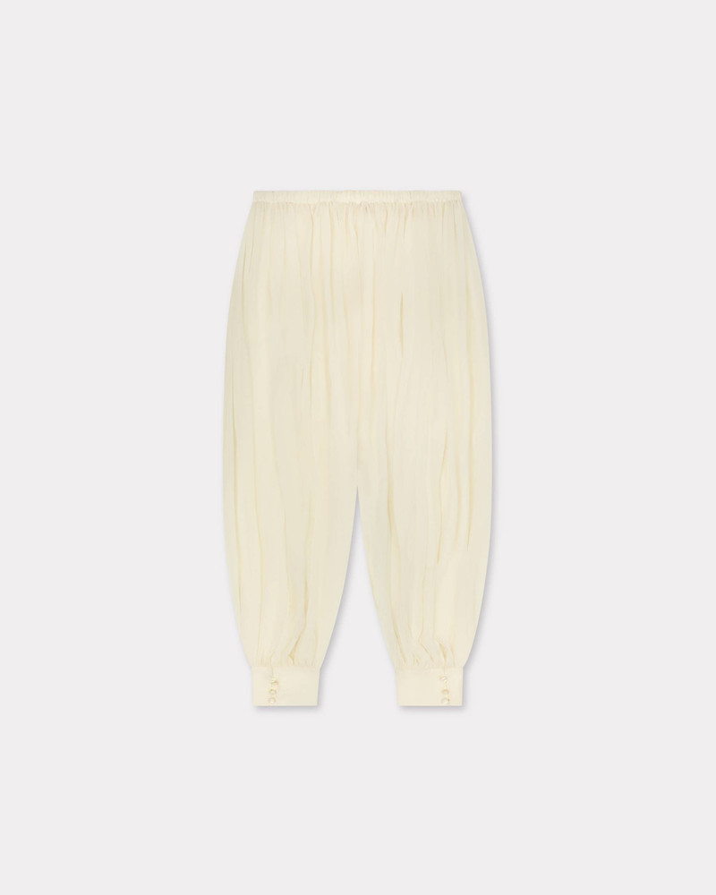 KENZO Balloon pants in transparent silk veil outlook