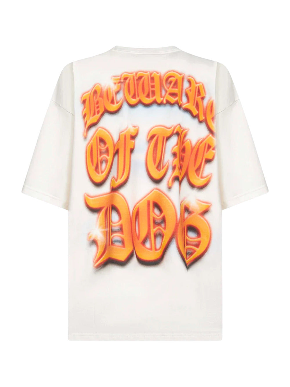White Cotton Jersey Printed T-Shirt - 2