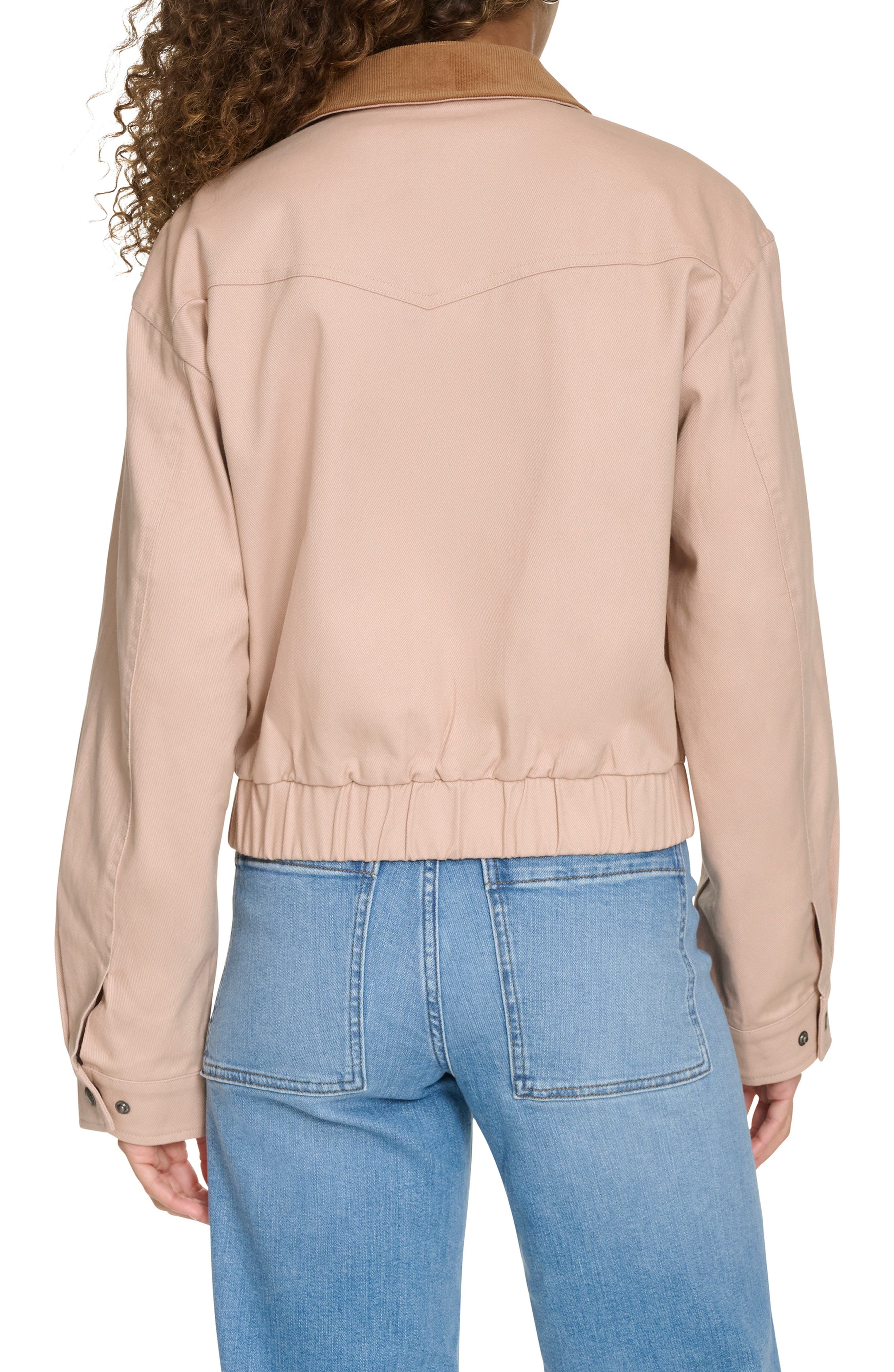levi's Cotton Bomber Jacket in Light Pink at Nordstrom - 2