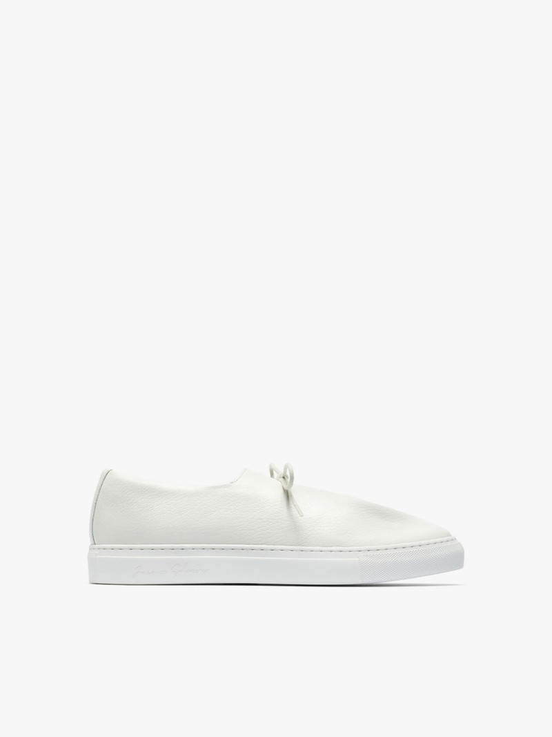 JACQUES SOLOVIÈRE WHITE LEATHER SNEAKERS 1