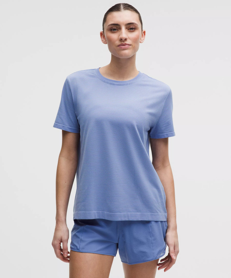 Swiftly Relaxed Short-Sleeve Shirt Hip Length *Updated Fit 1