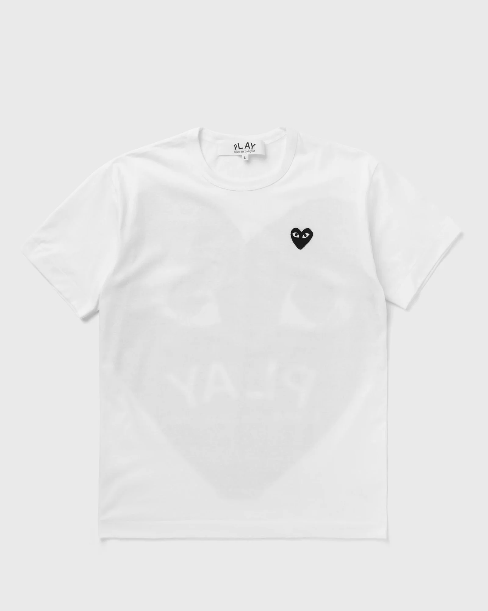 LOGO PRINT BLACK EMBLEM TEE - 1