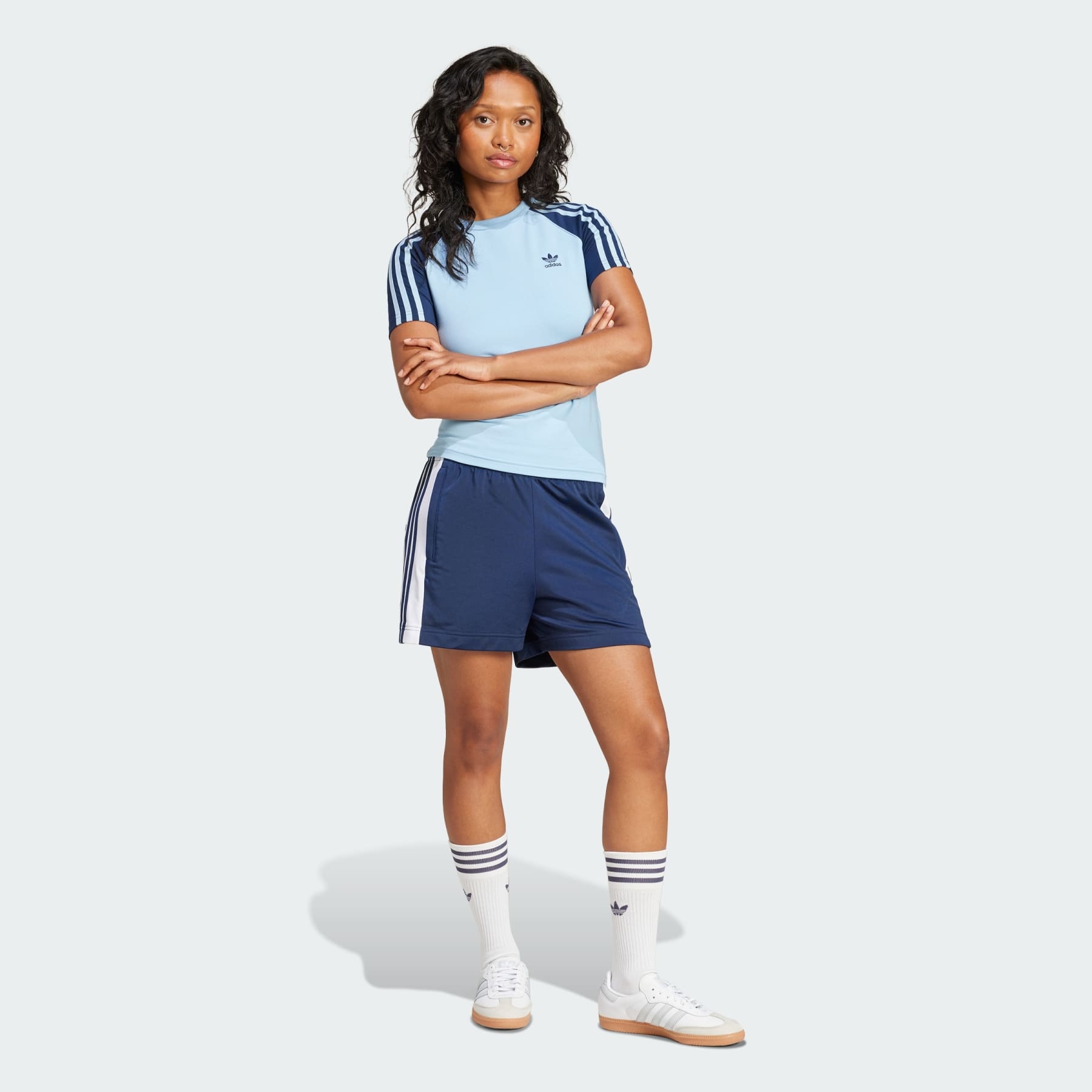 Adicolor 3-Stripes Raglan Slim Tee - 4