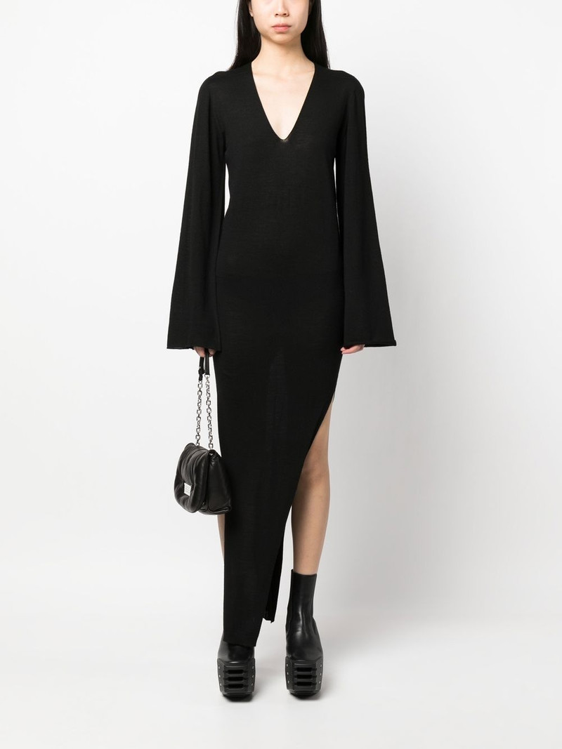 Rick Owens Toga V-neck maxi dress outlook