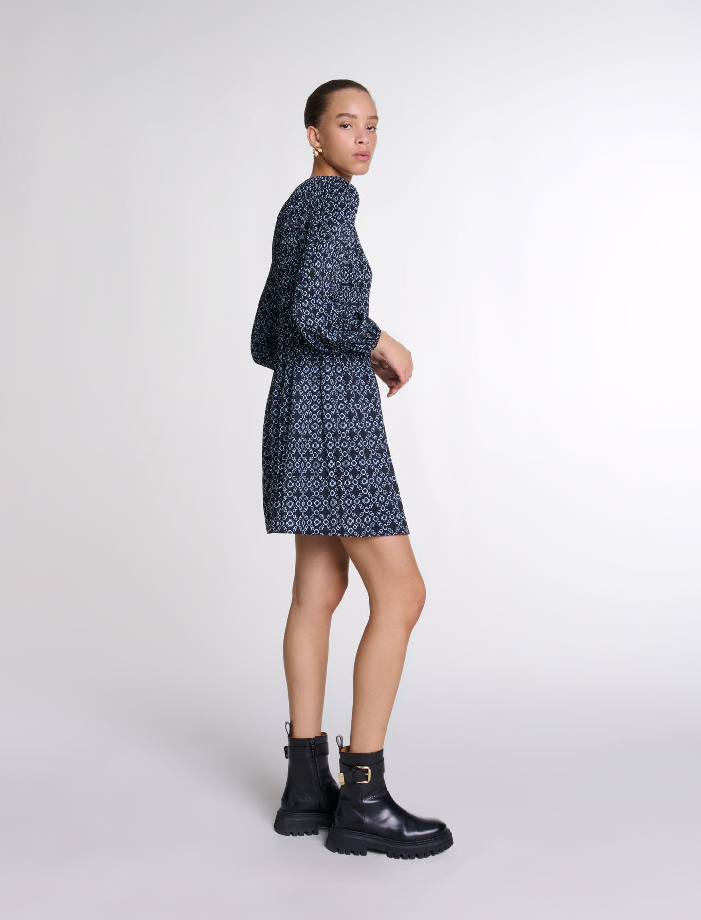 Short Clover motif dress - 3