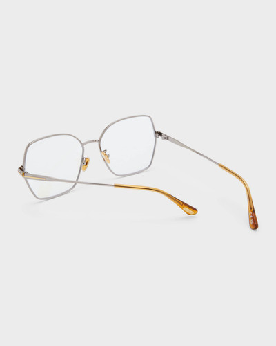 TOM FORD Blue Blocking Two-Tone Metal Butterly Glasses outlook