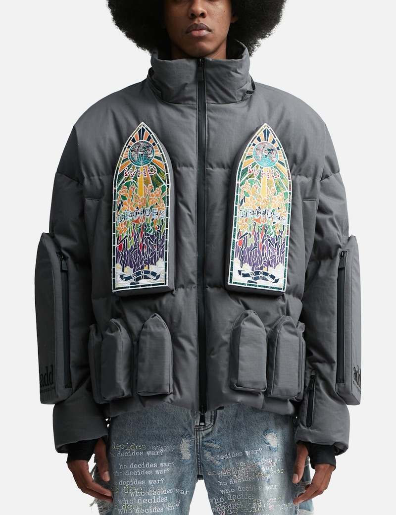 WHO DECIDES WAR X ADD DOWN BOMBER WITH DETACHABLE HOOD 7