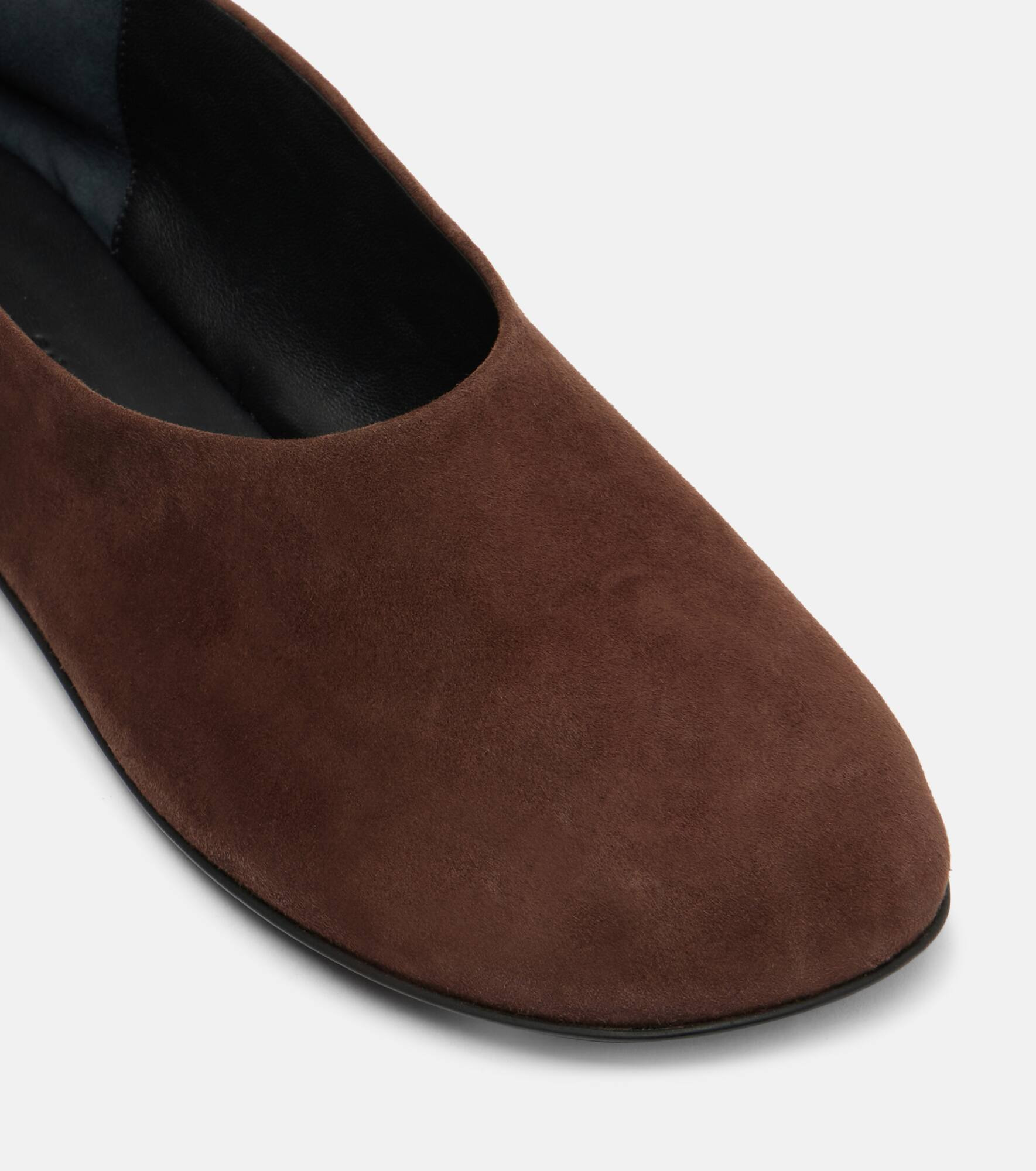 Glove suede ballet flats - 5