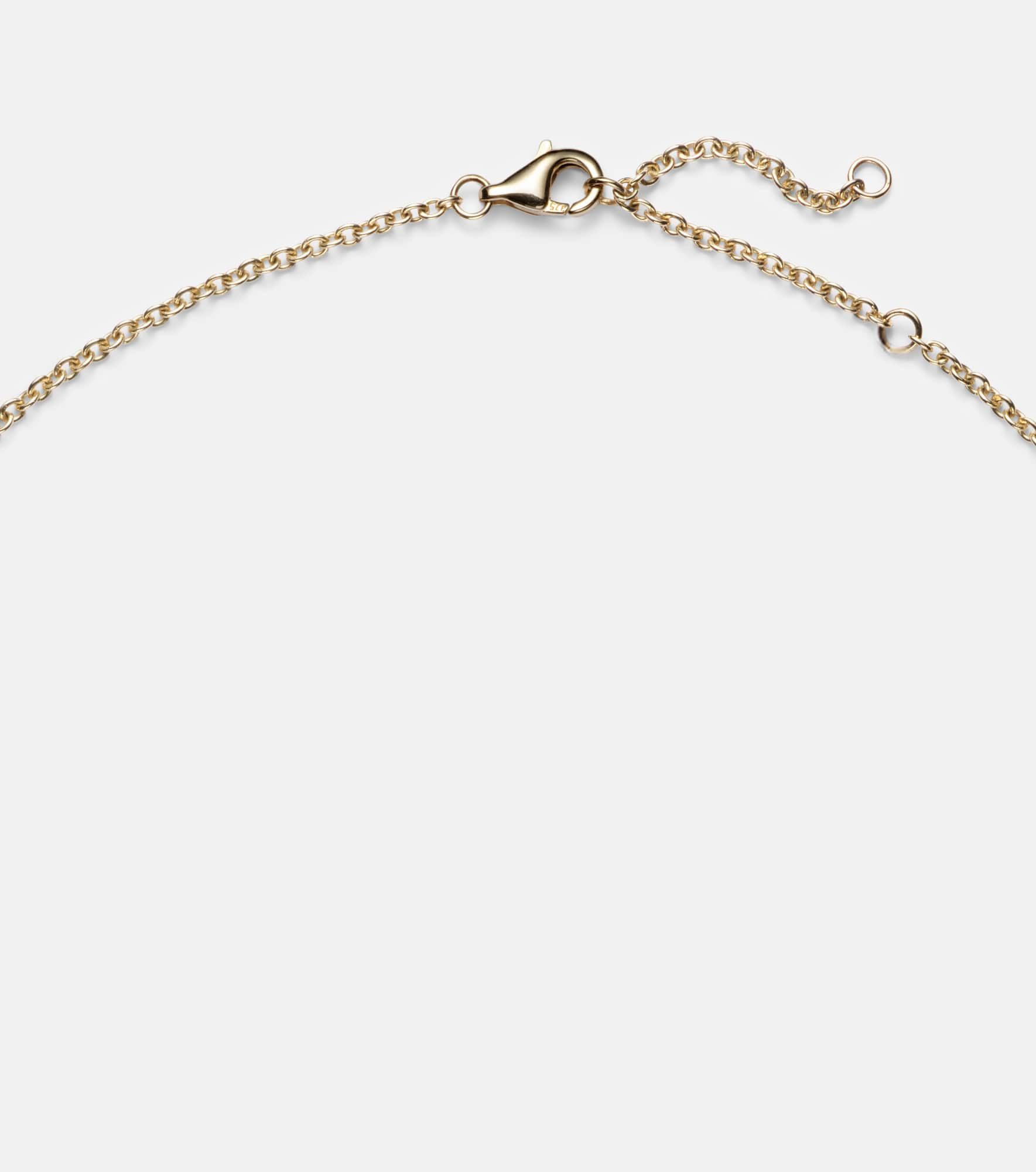 Lion 9kt gold pendant necklace with gemstones - 4