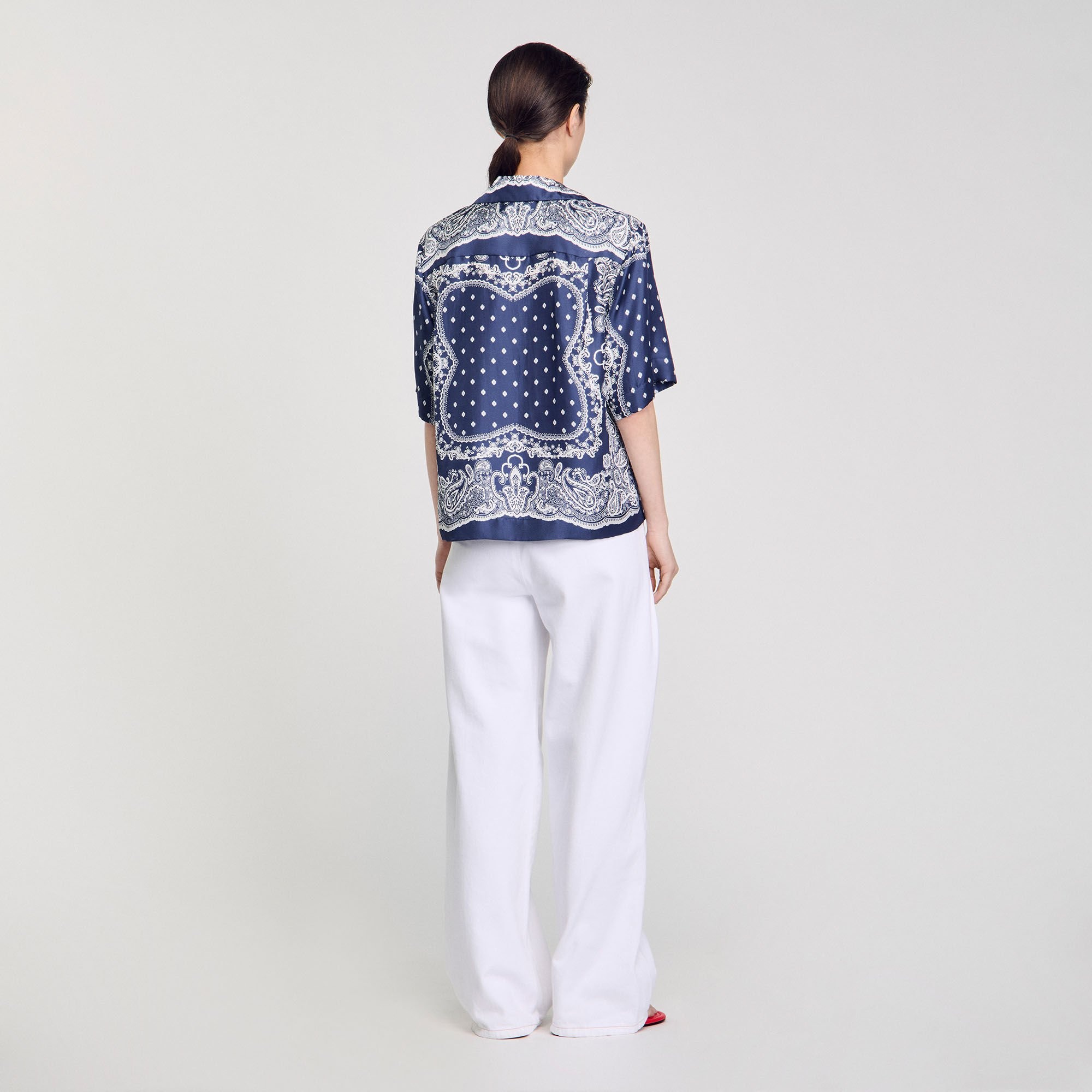 BANDANA PRINT SHIRT - 5