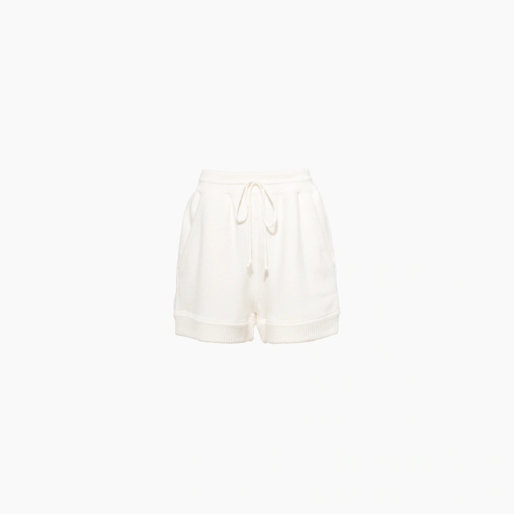 Wool and cashmere shorts - 1
