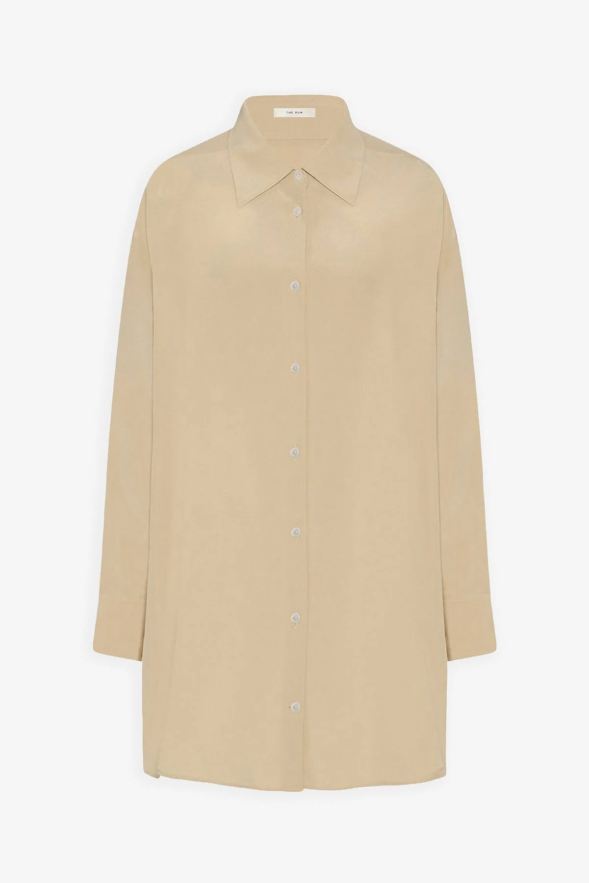 Luka butter beige silk shirt - 1